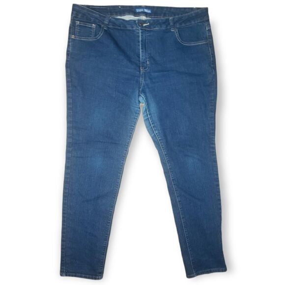 Womens Studio Omega Blue Jeans Plus Size 20 - Picture 1 of 7